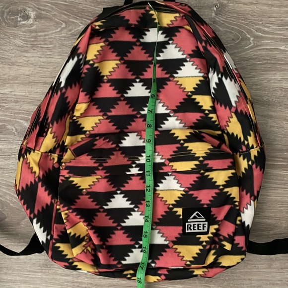 EUC REEF Moving On Backpack Red & Yellow Back To School Book Bag Surfer Brand - Picture 3 of 8